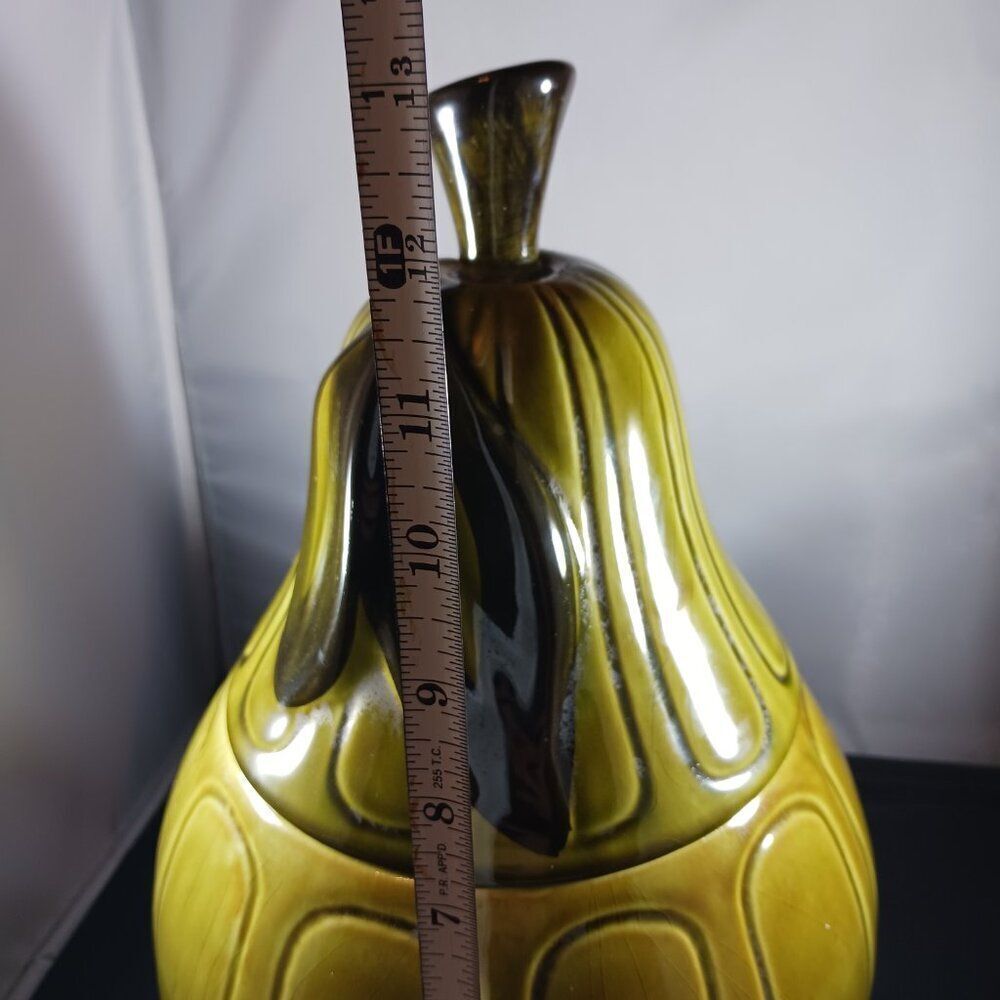 Vintage 1964 Los Angeles Potteries Pear-Shaped Large Cookie Jar - Picture 7 of 12